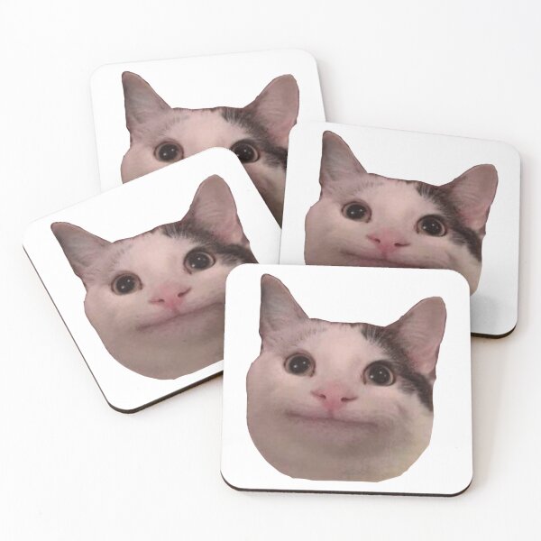 Item preview, Smiling cat beluga   designed and sold by EdieWoolfIllo.