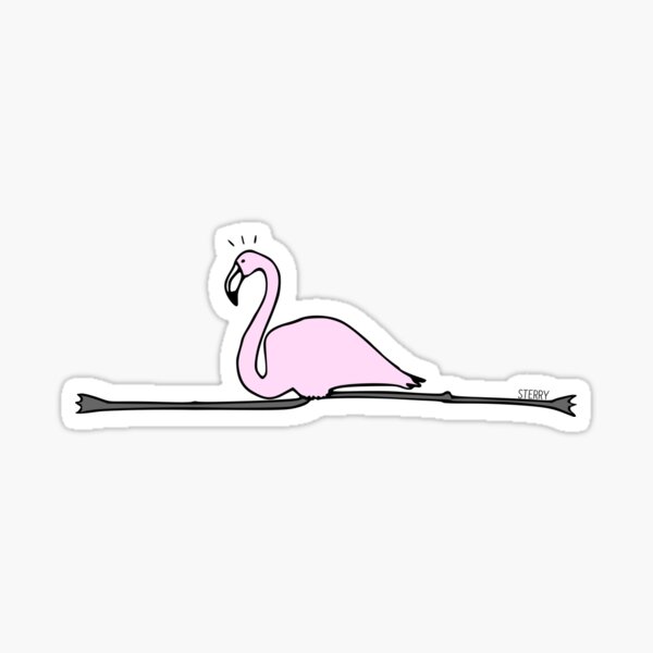 Flamingo Gymnastics Sticker