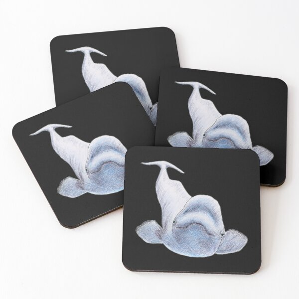 Item preview, Beluga Whale Scribble   designed and sold by EdieWoolfIllo.