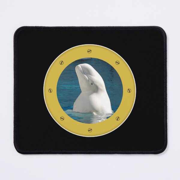 Item preview, Beluga Whale Ships Port Hole View designed and sold by EdieWoolfIllo.