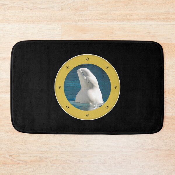 Item preview, Beluga Whale Ships Port Hole View   designed and sold by EdieWoolfIllo.