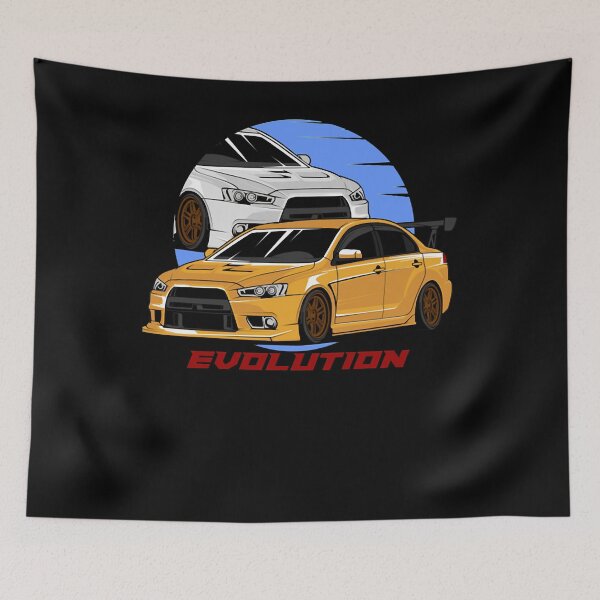Item preview, Music Retro Mitsubishi Evolution Mitsubishi Evolution designed and sold by WendellHane1989.