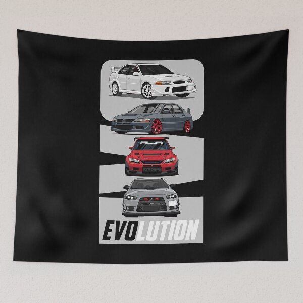 Item preview, Music Vintage Mitsubishi Evolution Lancer Evo Vii Viii Iv X Jdm Tuner designed and sold by WendellHane1989.