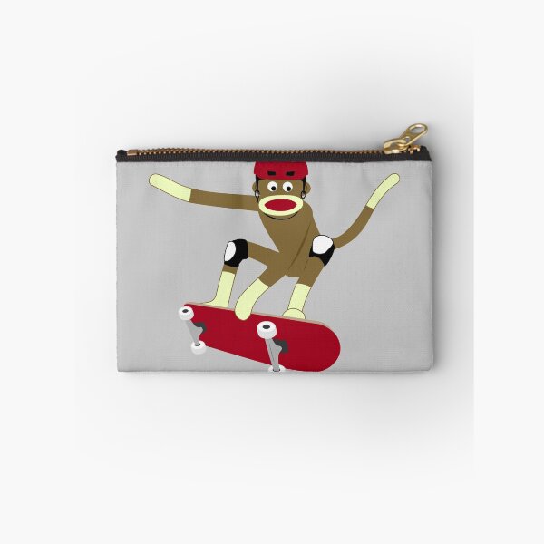 Item preview, Sock Monkey Skateboarder designed and sold by pounddesigns.
