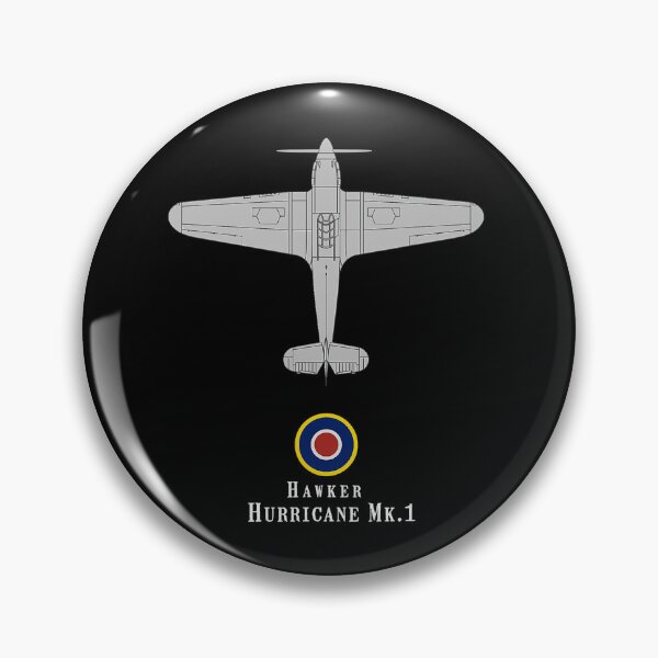 Item preview, Hurricane Mk.1 Tech Drawing WWII British Airplane designed and sold by SalimaYoshido.
