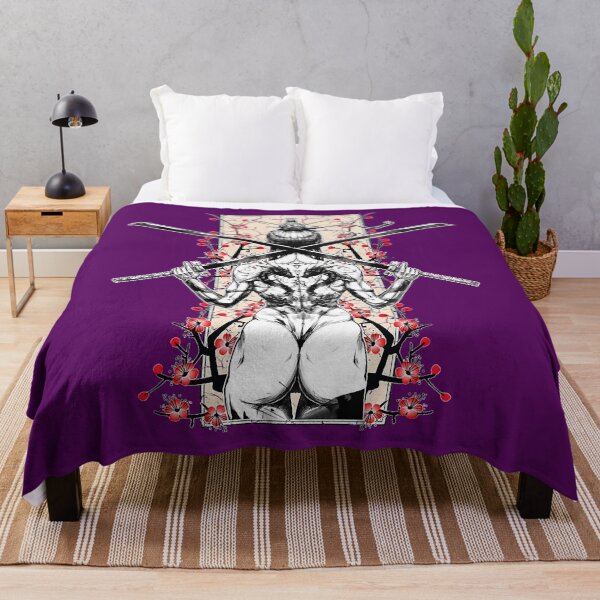 Item preview, Japanese Samurai Girl and Vintage Sakura Cherry Blossom Gift designed and sold by SalimaYoshido.