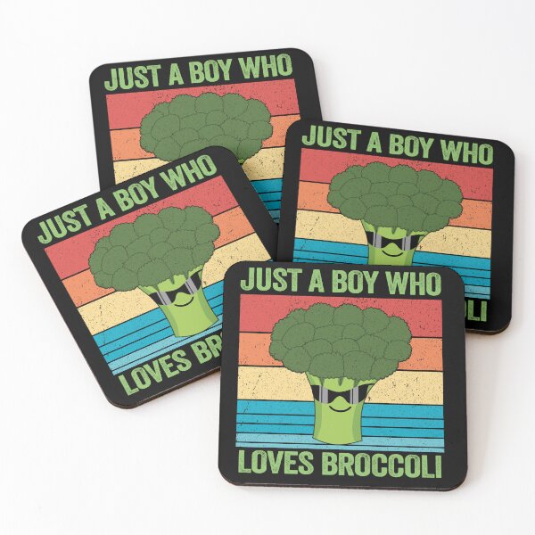 Item preview, Just a Boy Who Loves Broccoli Funny Vintage Broccoli Gift designed and sold by SaliDesigner.