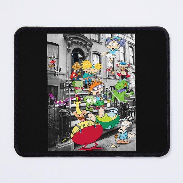 Item preview, Nickelodeon Classic Nicktoons Hanging On Stoop designed and sold by SalimaYoshido.