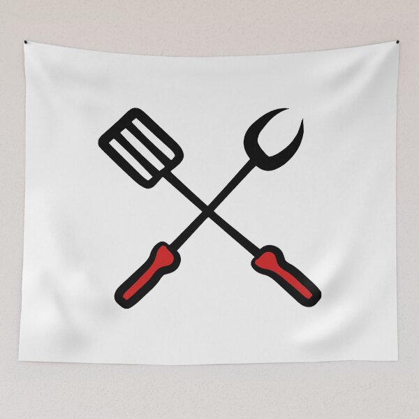 Item preview, Barbecue grill fork spatula cooking designed and sold by CadiLu.