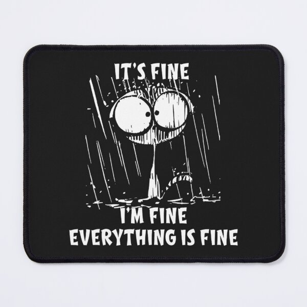 Item preview, Everything Is Fine Cat Rain Pajama Family designed and sold by friendnet.