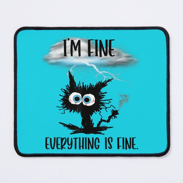 Item preview, Cat Funny Everything Is Fine Cat Rain Family designed and sold by friendnet.