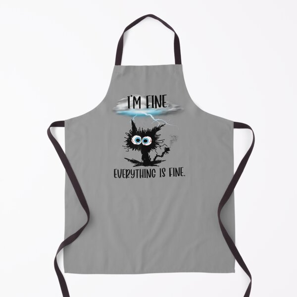 Item preview, Cat Funny Everything Is Fine Cat Rain Family designed and sold by friendnet.