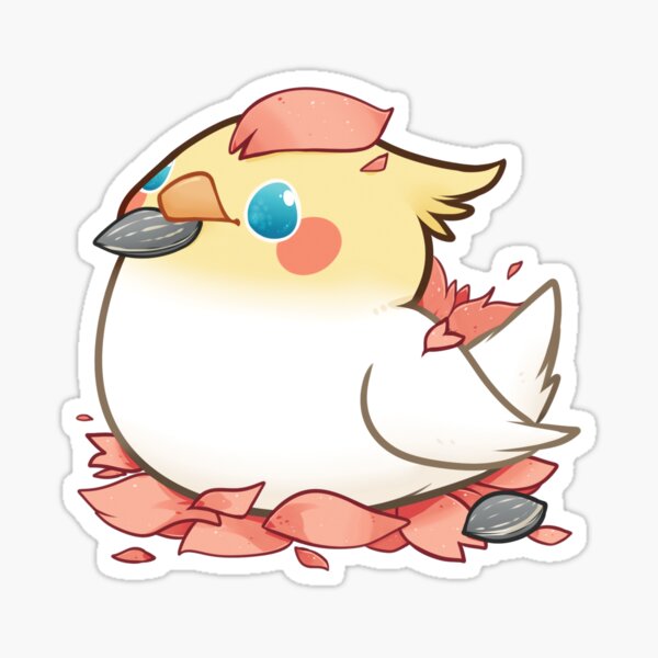 Sakura Cockatiel Sticker
