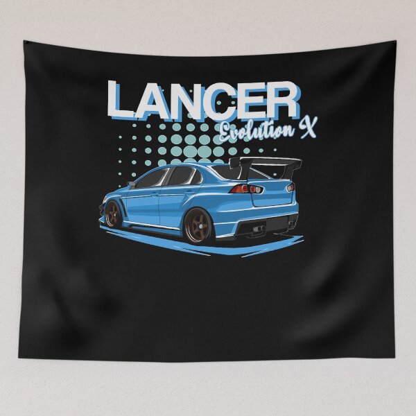 Item preview, Vintage Retro Lancer Evolution 9 Blue designed and sold by WendellHane1989.