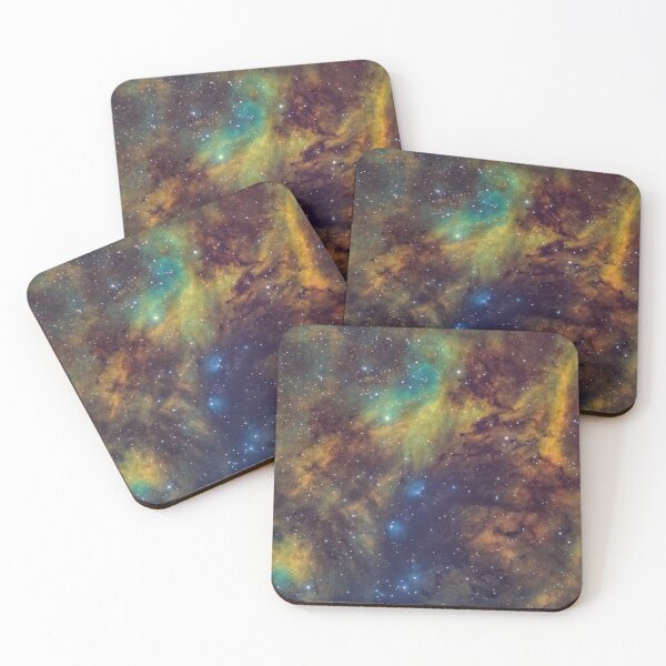 Item preview, NGC6914 Nebula complex in Cygnus - Hubble Palette Narrowband designed and sold by Norwich Astro Prints.