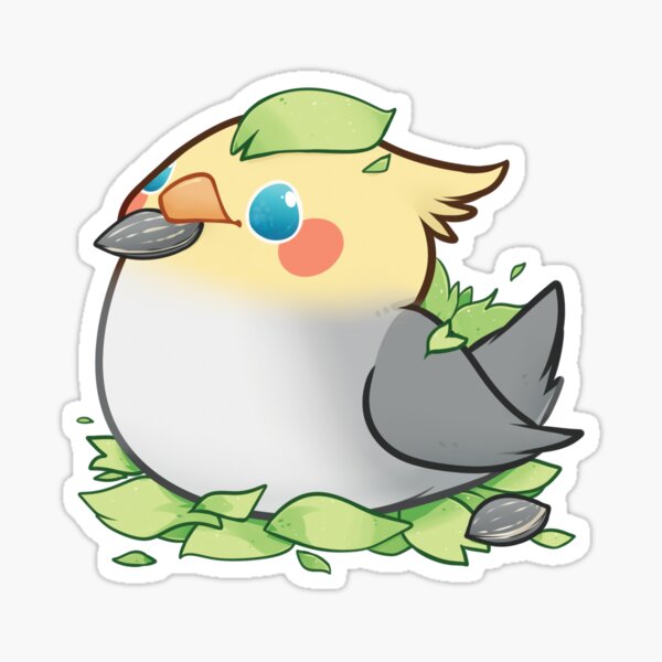Chibi Cockatiel Sticker