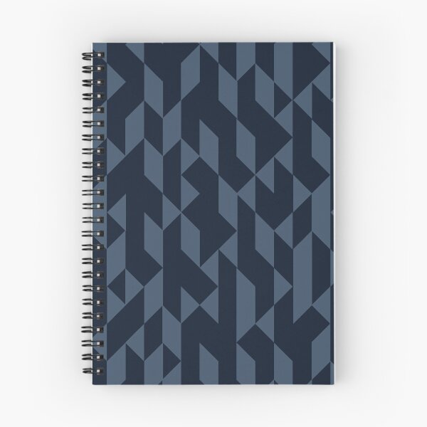 Item preview, Abstract Geometric Pattern Navy and Blue designed and sold by meggydesigns.