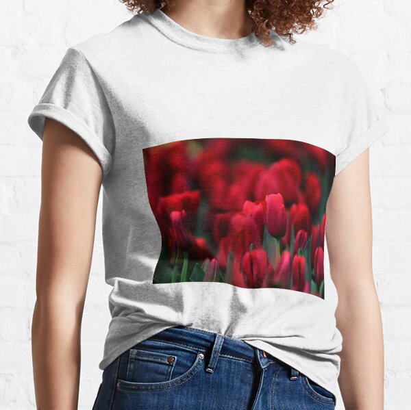 The red of the tulips Classic T-Shirt