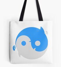 Yin yang whales Tote Bag