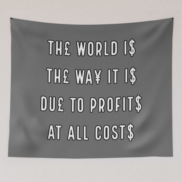 Item preview, Profits at all costs designed and sold by OkGuys.