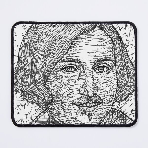 Item preview, NIKOLAI GOGOL ink portrait designed and sold by lautir.
