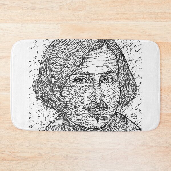 Item preview, NIKOLAI GOGOL ink portrait designed and sold by lautir.