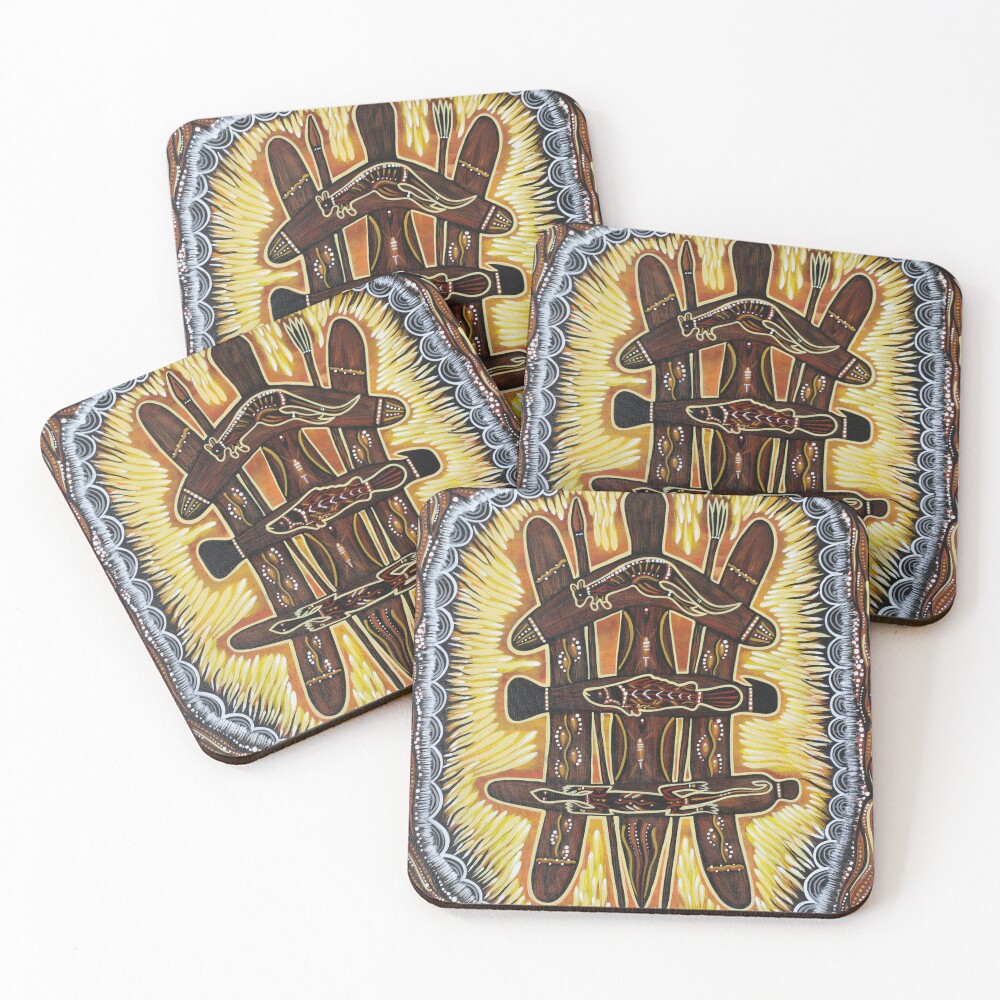 Item preview, Coasters (Set of 4) designed and sold by NativeCreations.