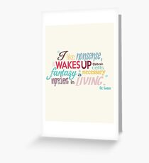 Nonsense Greeting Card