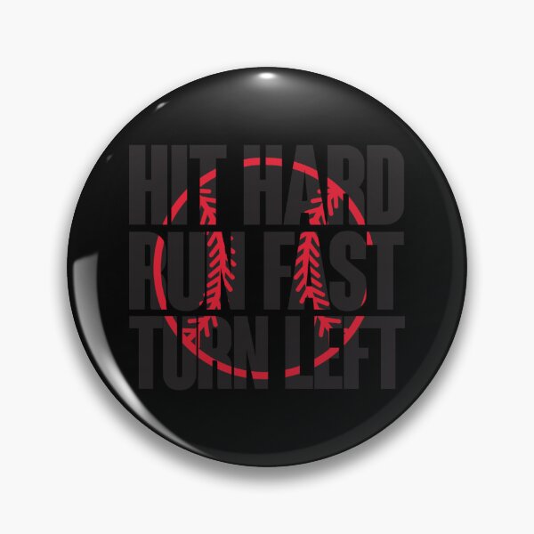 Item preview, Hit Hard Run Fast Turn Left Sticker designed and sold by samirdari7.