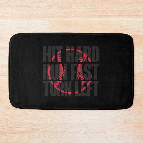 Item preview, Hit Hard Run Fast Turn Left Sticker designed and sold by samirdari7.