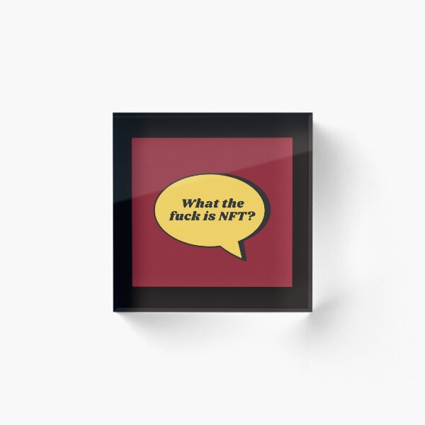 Item preview, ¿Qué diablos es NFT? designed and sold by Chanist.