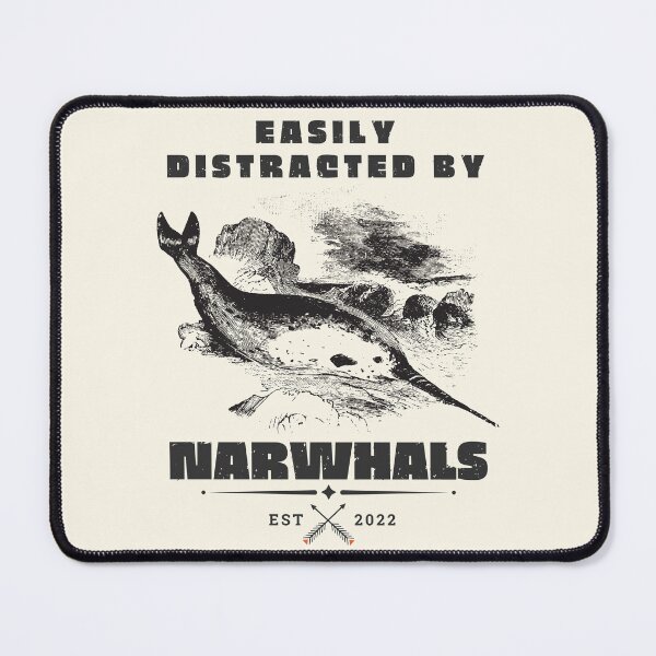 Item preview, Narwhals Lover Easily Distracted By Narwhals Narwhals designed and sold by SweetbeStore.