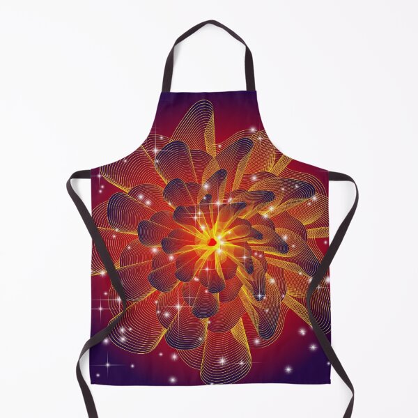 Item preview, Abstract galaxy purple red flower from guilloche mesh and stars designed and sold by GAleksS.