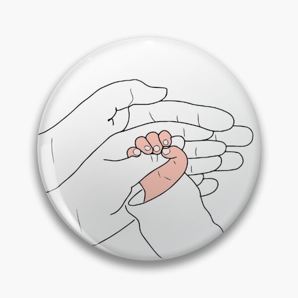 Item preview, Family Hands | Baby Hands Line Drawing | Baby Hands Inside the Parents Hands designed and sold by Mrs-PenLine.