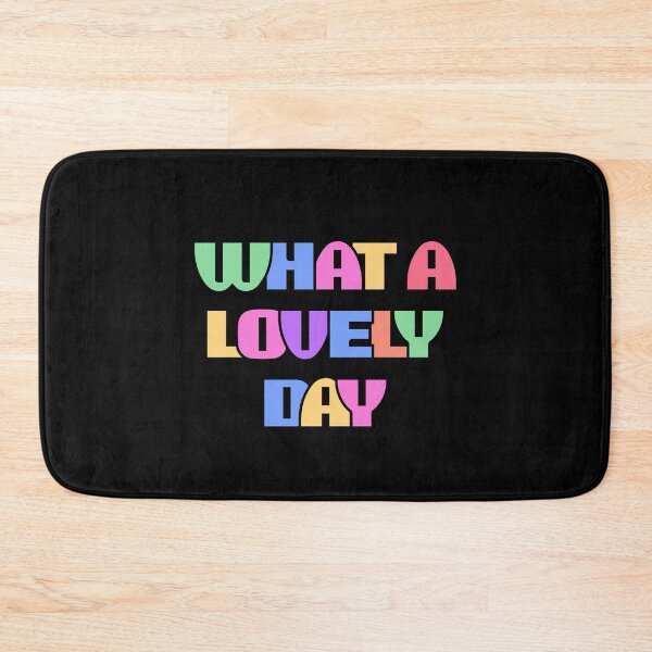 Item preview,  What A Lovely Day, Funny Typography designed and sold by KimoStudio.