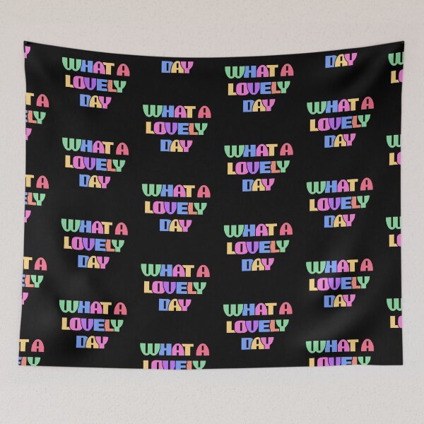 Item preview,  What A Lovely Day, Funny Typography designed and sold by KimoStudio.