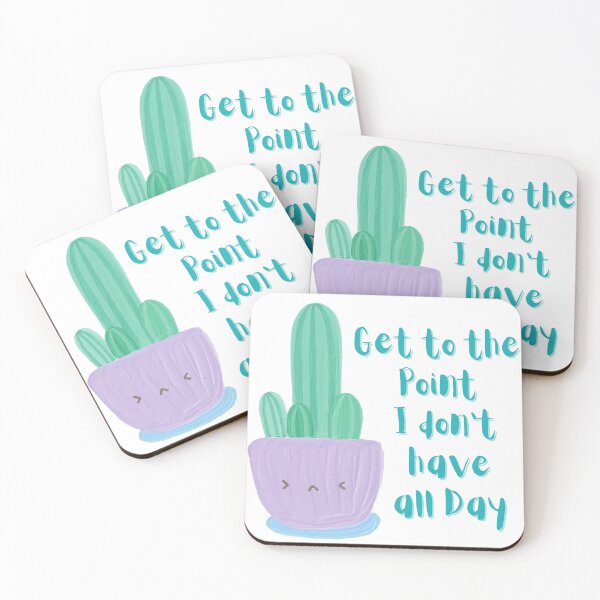 Item preview, Get to the point Cactus designed and sold by CameleonDesign.