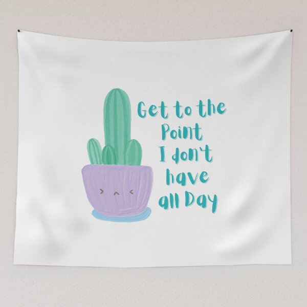 Item preview, Get to the point Cactus designed and sold by CameleonDesign.