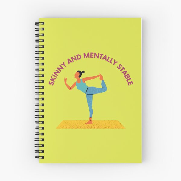 Item preview, Skinny and mentally stable + Yoga pose  designed and sold by KoopTroop ⭐⭐⭐⭐⭐.