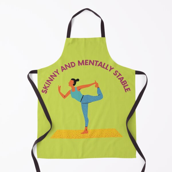 Item preview, Skinny and mentally stable + Yoga pose designed and sold by KoopTroop ⭐⭐⭐⭐⭐.