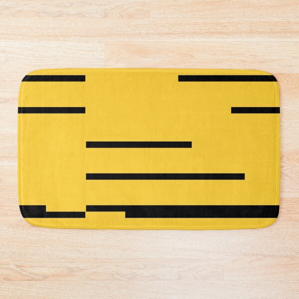 Item preview, Black stripes lines upper and lower on yellow background designed and sold by Giree07.