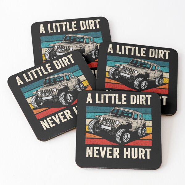 Item preview, Retro Vintage A Little Dirt Never Hurt Offroad 4x4 SUV designed and sold by retrodesigner14.