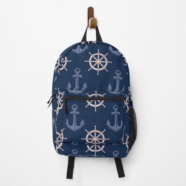 Item preview, Navy Blue Classic Nautical Summer Anchor Pattern designed and sold by CynthiaGraphics.