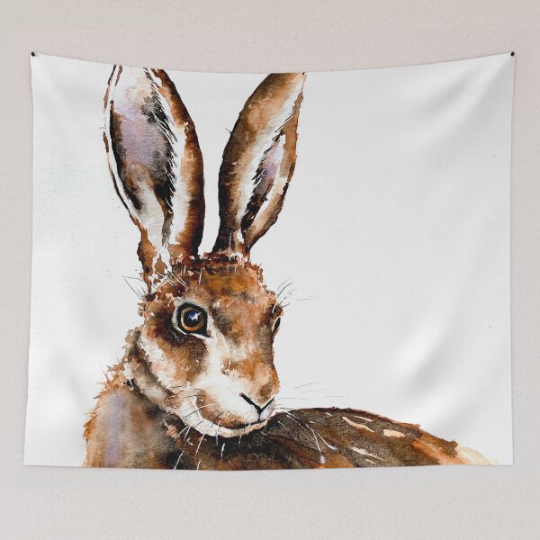 Item preview, Twitchin Whiskers Hare designed and sold by carriemckenzie.