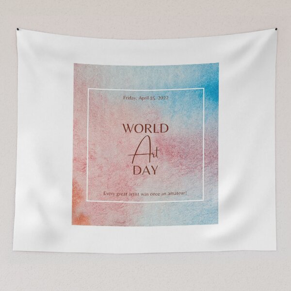 Item preview, World art day  designed and sold by Vaglestyle.