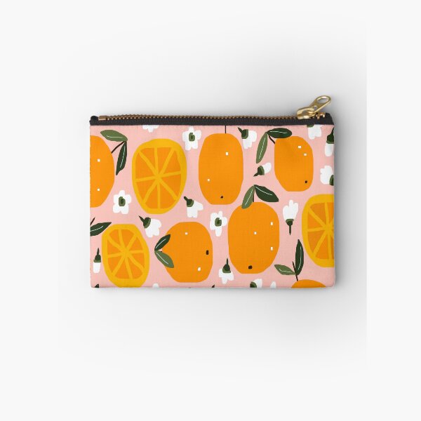 Item preview, Tropical Oranges Pattern, Oranges Floral Pattern in Orange and Pink designed and sold by Deutschic.