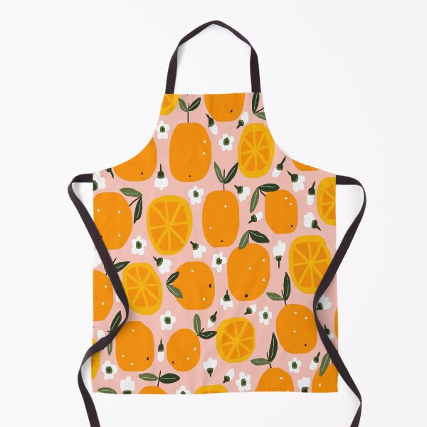 Item preview, Tropical Oranges Pattern, Oranges Floral Pattern in Orange and Pink designed and sold by Deutschic.
