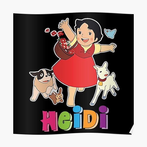 Heidi Cartoon Posters for Sale | Redbubble