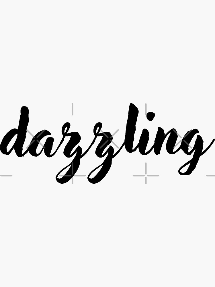 dazzling-handwritten-word-in-cursive-sticker-by-hopefulflower