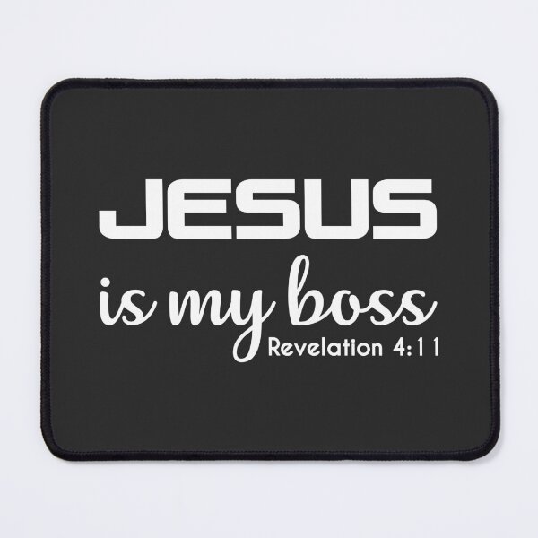 Item preview, Christian Design - Jesus is My Boss designed and sold by simplydesignart.